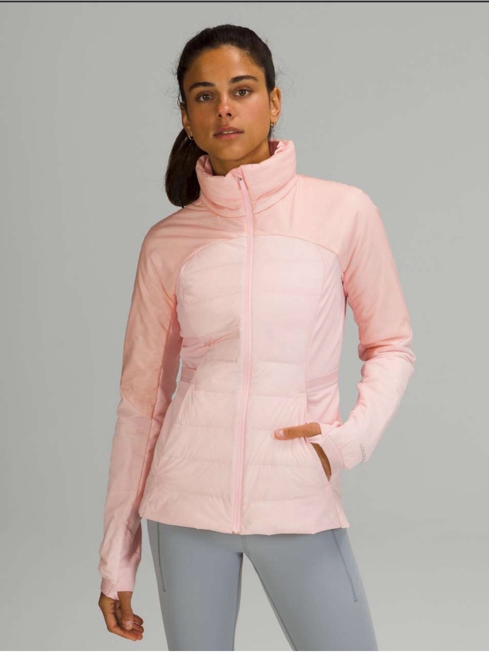Lululemon Down For It All Jacket in Pink Mist